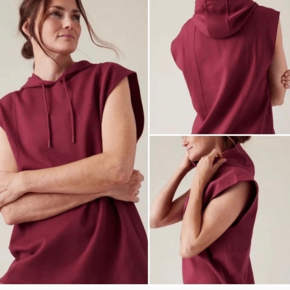 ATHLETA SUNDOWN SWEATSHIRT TANK - Picture 11 of 11